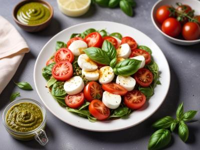 Salade Caprese au Pesto