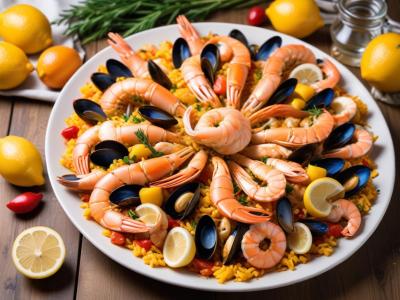 Paella Royale aux Fruits de Mer