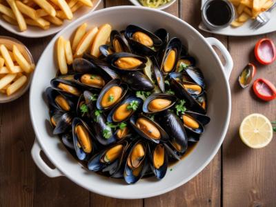Moules Marinières et Frites Maison